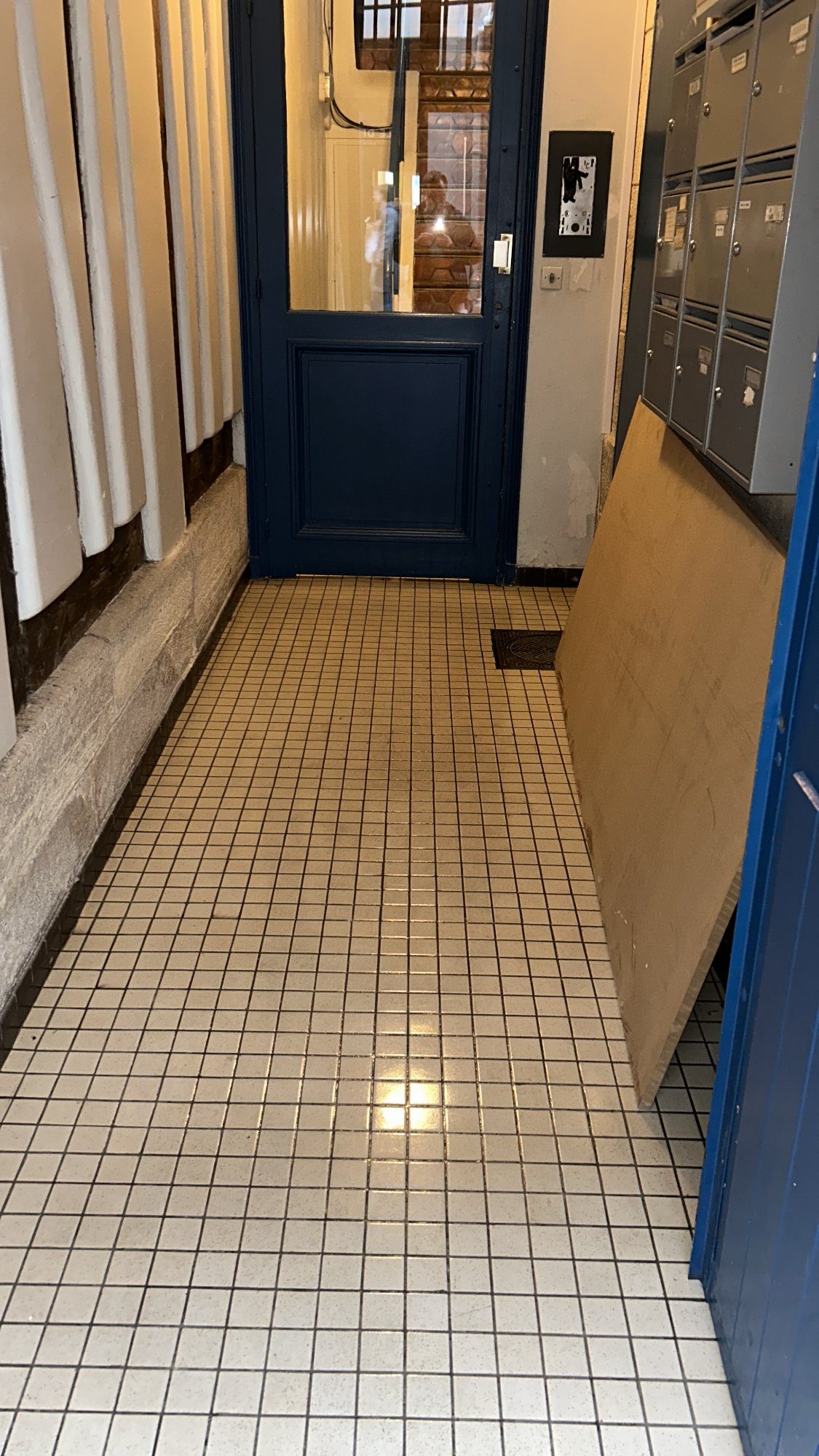 Hall d'entrée après nettoyage