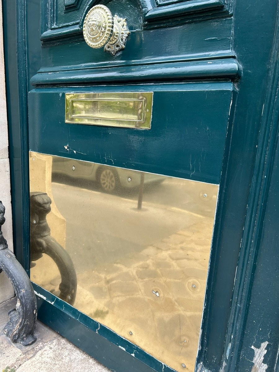 Boîte aux lettres laiton après
